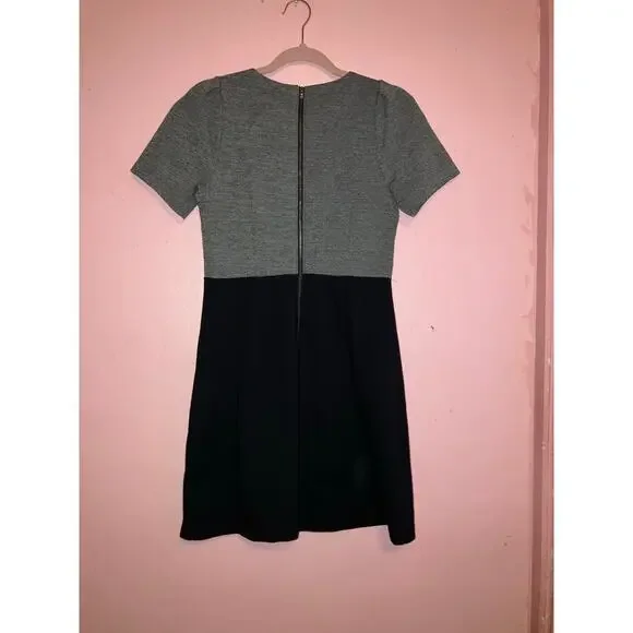 🛑 LAST CHANCE! Loft grey and black business casual dress size 0 - Picture 4 of 4